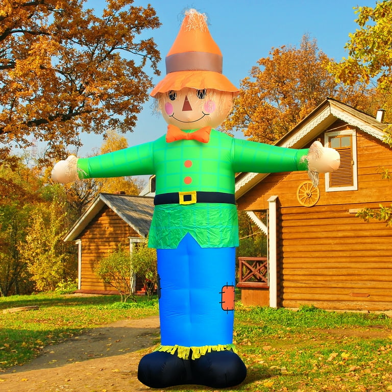 Rotating Thanksgiving Scarecrow Yard online Inflatable