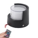 thumbnail image 2 of Aplique de pared LED redondo, impermeable, 500 lm, 5 W, RGB, con control remoto para galería, pasillo, CA 85-265 V, 2 of 14