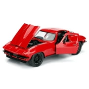 Fast & Furious 1:24 Lettys 1966 Chevy Corvette Die-cast Car Play Vehicles
