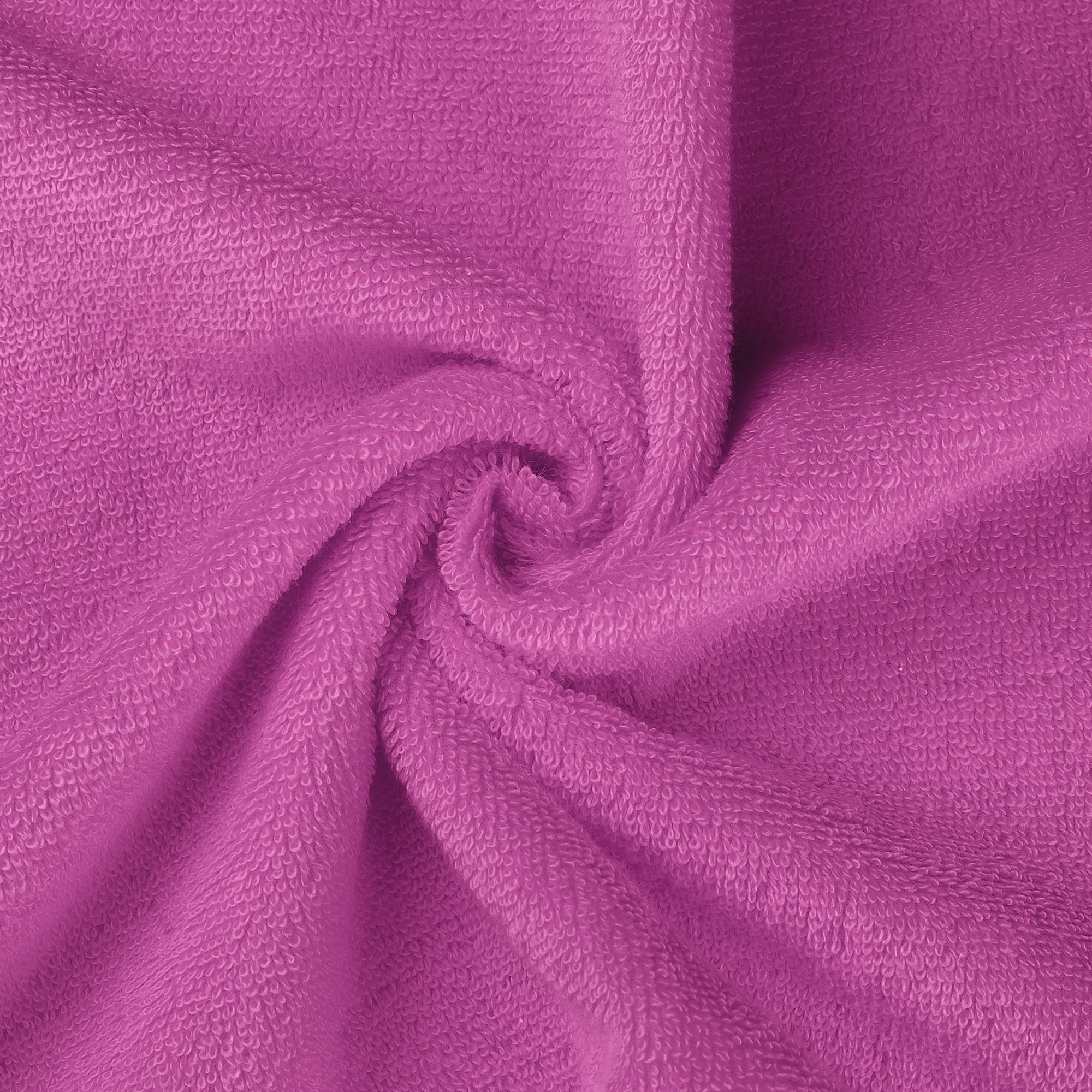 Unique Bargains 4 Pcs Solid Soft Hand Towel Dark Pink/Dark Grey 13" x 30"/14" x 30"