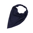 thumbnail image 4 of MSJUHEG Hair Scarf Headband for Women Square Handkerchief with Ties Hair Scarf Lightweight Hair Scarf Soft Hair Scarf Boho Head Wrap Retro Headband Cute Bandanas Vacation Dating Look Z3 Navy M, 4 of 4