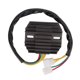 thumbnail image 3 of Regulador de voltaje para motocicleta, rectificador de voltaje de 5 cables y 12 V para motocicleta, rectificador de eficiencia óptima, 3 of 9
