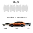 thumbnail image 3 of 4PCS Car Door Handle Sticker, Carbon Fiber Anti-Scratches Car Door Cup Protector, Non-Marking Auto Door Handle Protective Film, Universal for Most Car Handles,Silver, 3 of 6