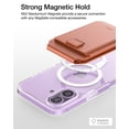 thumbnail image 4 of Upcommon Crystal Fit Case for iPhone 17, Magnetic Clear, Compatible with MagSafe, Slim Protective Cover, 4 of 10