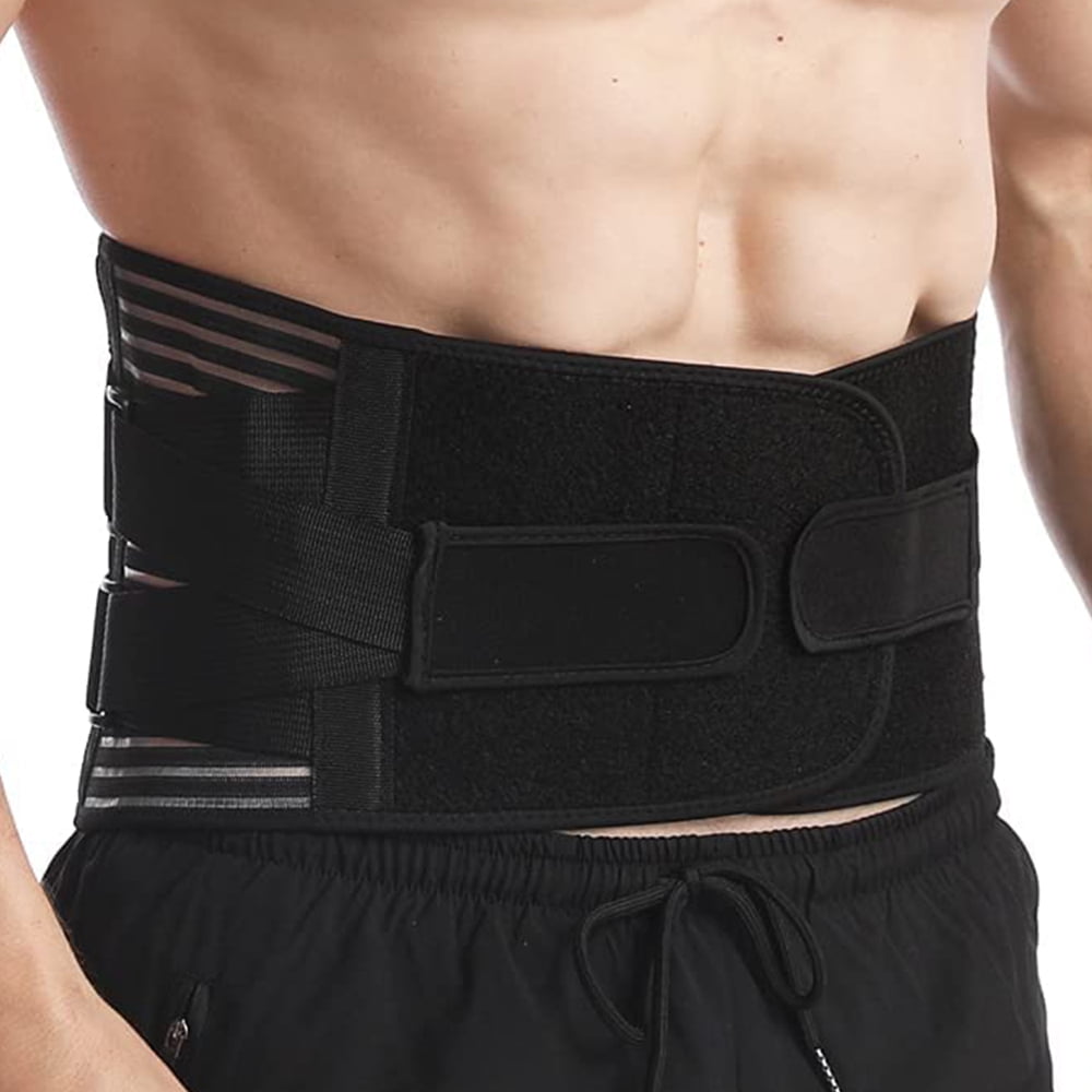 Details about   Men Lower Back Support Waist Brace Lumbar Wrap Belt Women Polymer Sport Body US 
