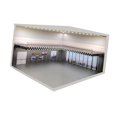 thumbnail image 4 of Almencla 1:64 Car Model Parking Lot LED Display Case Backdrop Vehicle Scene Toy Double Layer for Model Cars Figures Layout Accessories A, 4 of 8
