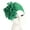 Green, variant on Meidiya Women Big Flower Turban Cap Multi-purpose Lightweight Breathable Muslim Cancer Chemo Hats Cover Hair Loss Head Scarf Headwrap Beanie