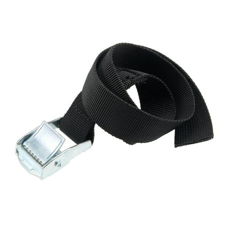- 0.5M x 25mm Lashing Strap Cargo Tie Down Straps with Cam Buckle Up to 250Kg, Black