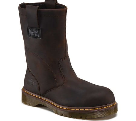 靴 DR.MARTENS steel toe boots US8 Dr Martens Industrial Steel Toe Black Boots ASTM F2413-11