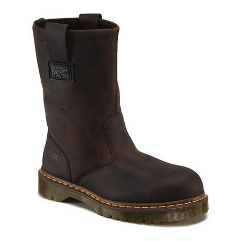 Dr. Martens Men's Size 7 Wide Steel Toe Leather Work Boot - ICON