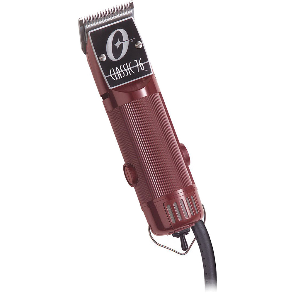Oster Classic 76 Universal Motor Clipper (076076-010-003) w/ Detachable #000   #1 Blade Red