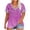 Purple, variant on Women's Sparkle Sequin Tops Short Sleeve Floral Tunic Blouses Plus Size Hide Belly Shirt Summer Beach Vacation Top Navy XXXXXL