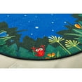 thumbnail image 2 of Carpets for Kids® Premium Collection Peaceful Tropical Night Activity Rug, 8' x 12', Blue, 2 of 4