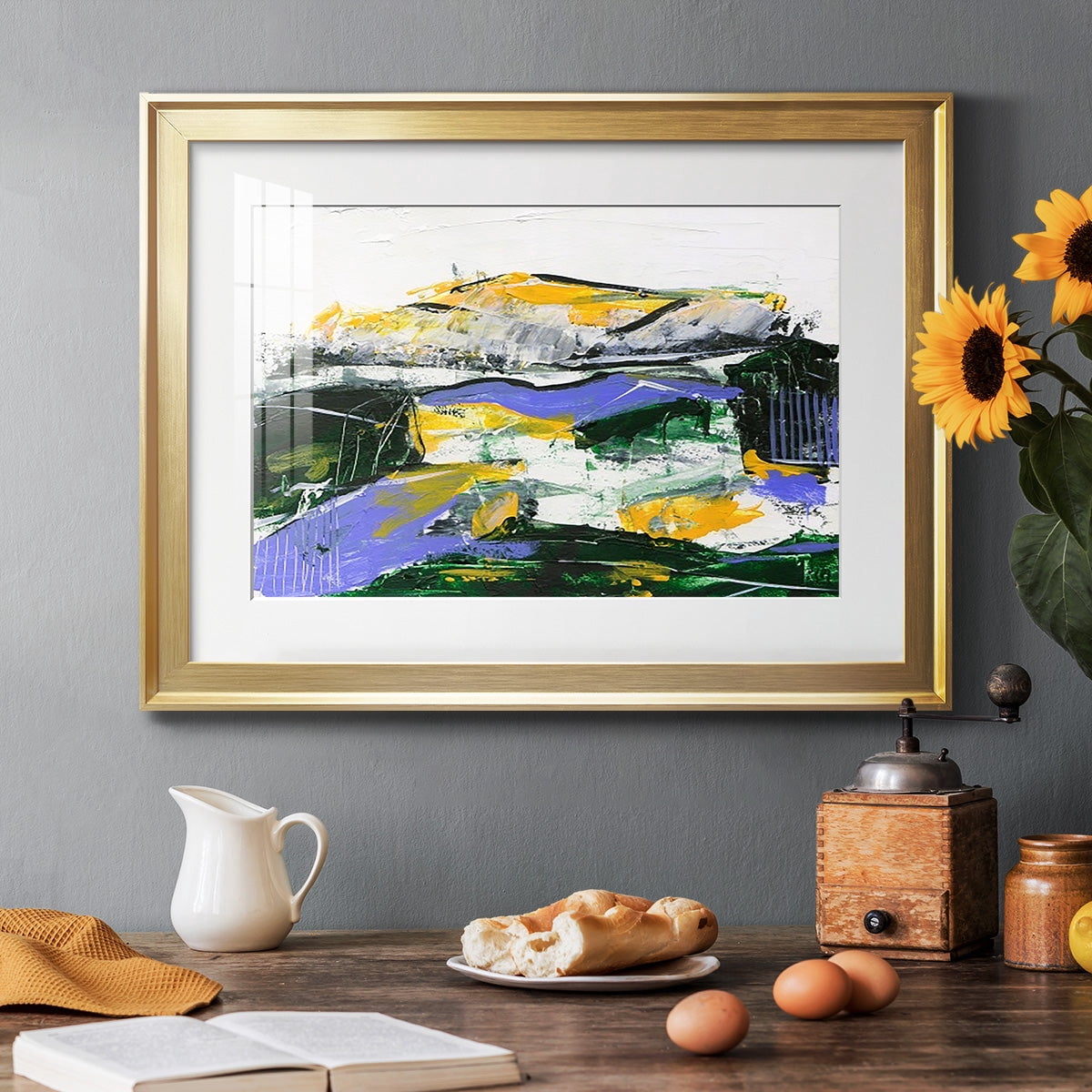 Silent Mountain I Premium Framed Print - Ready to Hang