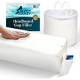 thumbnail image 2 of Sleep Jockey Queen Size Bed Wedge Pillow Stopper - Bed Gap Filler(0-8") - Memory Foam Headboard Pillow - Triangle Bloster Pillow Wedge to Fill the Gap Between Headboard and Mattress (60''x10"x6"), 2 of 7