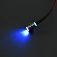 thumbnail image 4 of LED Indicator Light AC/DC 110V 8mm Panel Mount Blue LED Signal Lamp Metal Shell 5Pcs, 4 of 5