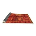 thumbnail image 2 of Ahgly Company Indoor Rectangle Oriental Orange Modern Area Rugs, 8' x 12', 2 of 4