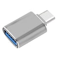 thumbnail image 2 of Convertidor Cable USB 3.1 OTG 10 Gbps para MacBook Pro/Air Smartphone (plateado), 2 of 2