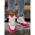 thumbnail image 4 of Sporty Sneakers For Women, Two Tone Lace-up Front Running Shoes, 4 of 4