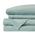 thumbnail image 5 of Comfort Classics 4-Piece Aqua Soloft Micro Plush Sheet Set, Queen, 5 of 6