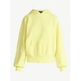 thumbnail image 6 of Scoop Women’s Mineral Washed Oversized Cropped Hoodie, Sizes XS-XXL, 6 of 6