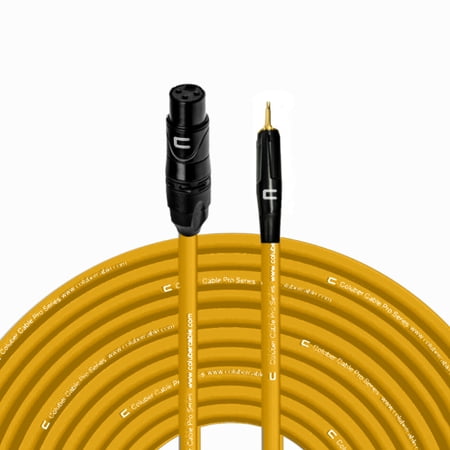 Coluber Cable Unbalanced XLR Female Cable to 3.5 TS Male - 3-Pin Connector