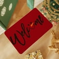 thumbnail image 5 of Anhility Christmas Doormat, Outdoor & Indoor Merry Christmas Door Mat Outside Holiday Door Mats for Front Door Entrances, 15.75×23.62in, Red, 5 of 6