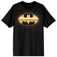 thumbnail image 6 of Batman Metallic Gold Logo Men's Black T-shirt-XXL, 6 of 7