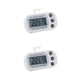 thumbnail image 1 of Ounissouiy Digital Portable LCD Screen Display Waterproof Temperature Refrigerator Gauge Control Meter IPX4 Button Blanco 2Conjunto, 1 of 6
