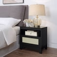 thumbnail image 2 of Manhattan Comfort Sheridan Nightstand made from Engineered Wood in Black, 2 of 11