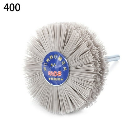 

GLFILL 80Mm Grinding Wheel Brush Nylon Polishing Abrasive Rotary Woodwork 80-600 Grit