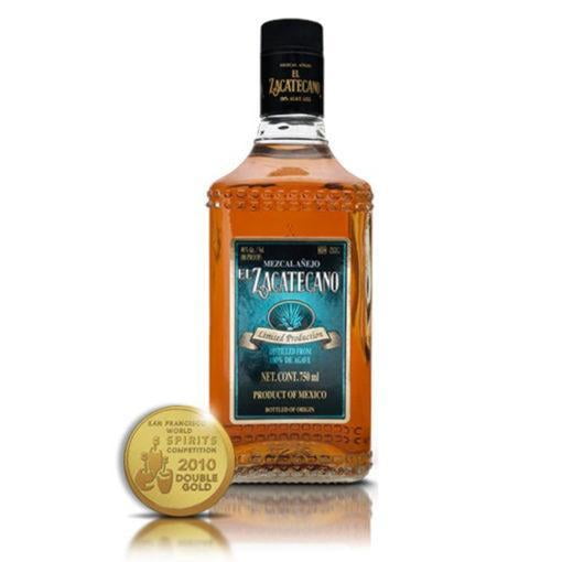 Paquete de 3 Mezcal El Zacatecano Añejo 750 ml