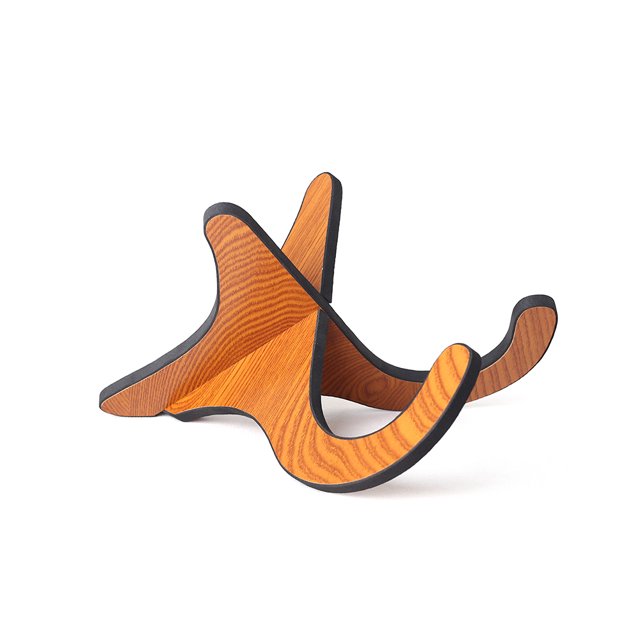 Soporte de madera Soporte de soporte portátil Soporte de estante para violín ukelele