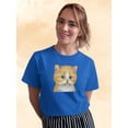 thumbnail image 2 of Staring Kitten T-Shirt Women -Kayomi Harai Designs, Female Medium, 2 of 4