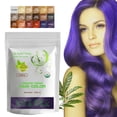 thumbnail image 6 of 100% Organic Henna Hair Color – Natural, Chemical-Free Hair Dye for Rich, Vibrant Color & Gloss – Grey Coverage, Safe for All Hair Types, Vegan Non-Toxic, Herbal Hair Treatment (Purple / Deep Plum), 6 of 6