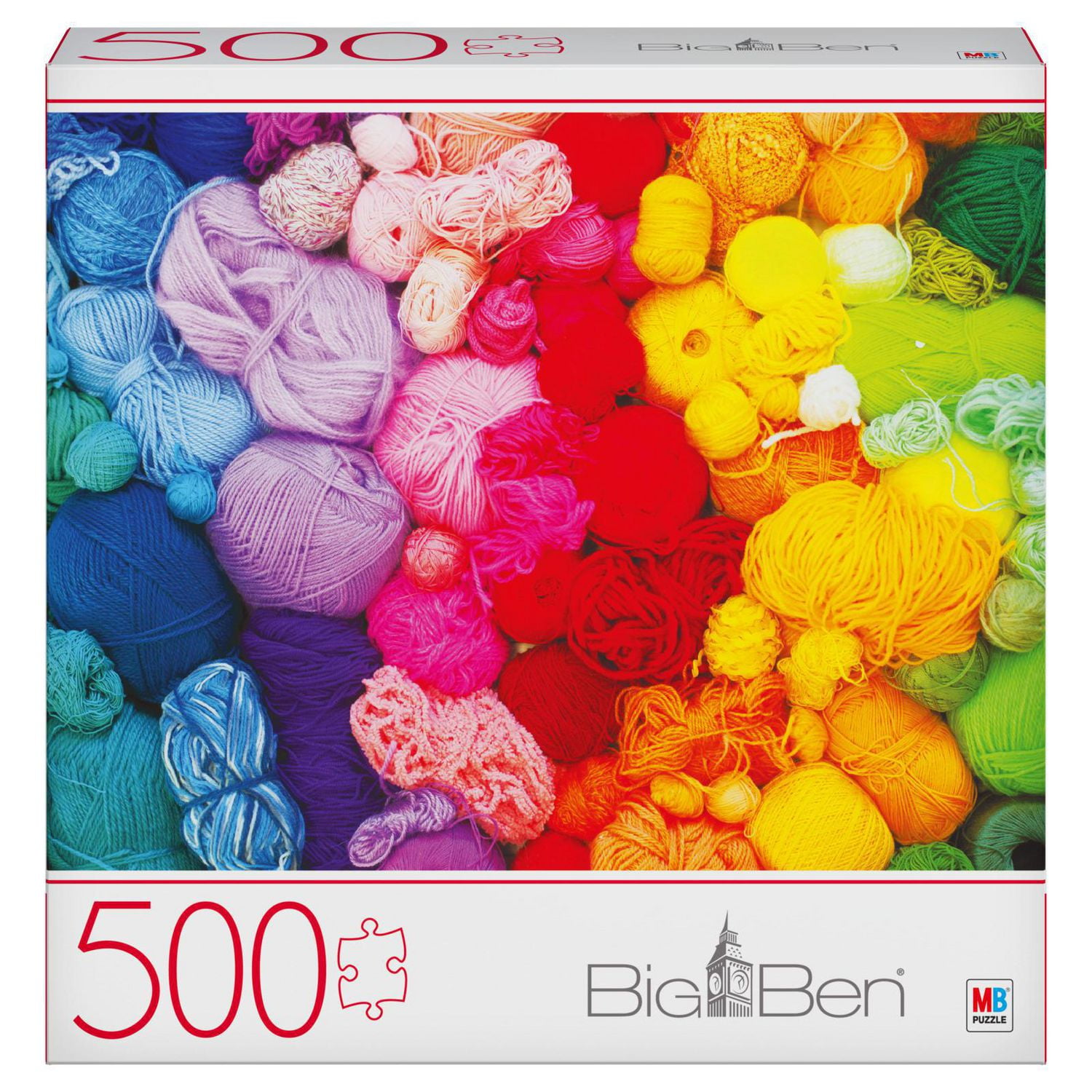 Big Ben 500-Piece Jigsaw Puzzle, Rainbow Yarns