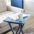 thumbnail image 6 of Linon Compass Tray Table Set Navy, 6 of 19