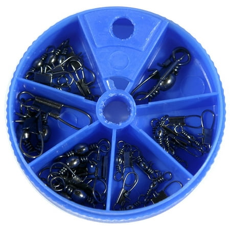 Barrel Snap - Eagle Claw Barrel Swivels with Safety Snap Assorted Pack