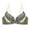 Khaki, variant on LADIGASU Women Fashion Sexy Mesh Lace Thin Rims Gathered Underwear Bra Bra