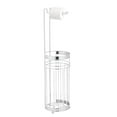 thumbnail image 1 of Jessar - Freestanding Bathroom Tissue Roll Holder, Silver, 1 of 1