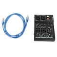 thumbnail image 2 of Dj Mini 2 Channel Sound Card Mixing Console Digital Sound Mixer Built in 48V Phantom Power 5V USB Powered for Home Studio Recording DJ Live Broadcast Karaoke, 2 of 7