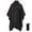 Black, variant on TTHXQING Rain Ponchos for Women Hooded Raincoat Emergency Poncho Womens Lightweight Jackets