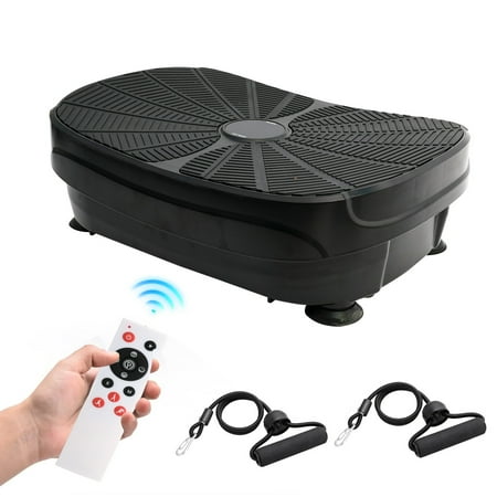 RICAN Vibration Plate Exercise Machine, Lymphatic Vibration Plate for Whole Body Workout with Resistance Bands, Remote Control for Home Weight Loss