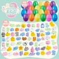 thumbnail image 2 of Joyfy 72 Packs Prefilled Easter Eggs with Mochi Toys,Mochi Squishies Stress Relief Toys Stuffed Plastic Easter Eggs for Easter Basket Kids, 2 of 7