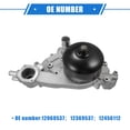 thumbnail image 6 of No.12069537/12369537 Car Engine Water Pump Cooling Inverter for CHEVROLET Silverado 1500 with Gasket, 6 of 6
