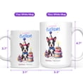 thumbnail image 4 of Happy Birthday Cute Puppy Boston Terrier with Cake Gifts Party Hat Mug Gentleman Dog Lover Gifts Coffee Tea Cup - 00029, 4 of 4