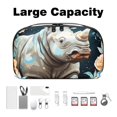 thumbnail image 3 of Rhinoceros Travel Organizer Oxford Cloth Waterproof Storage Pouch Hard Drive Bags Computer Cable Organizer Power Plug Travel Organizer Small 5.9x9.44x3.14 in, 3 of 6