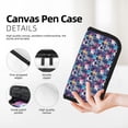 thumbnail image 2 of Bingfone cool Skull colorful Print Pencil Case Large Capacity Pencil Pouch Pen Bag Office Stationery Organizer Multifunctional Pencil Bag for Women & Men, 2 of 6