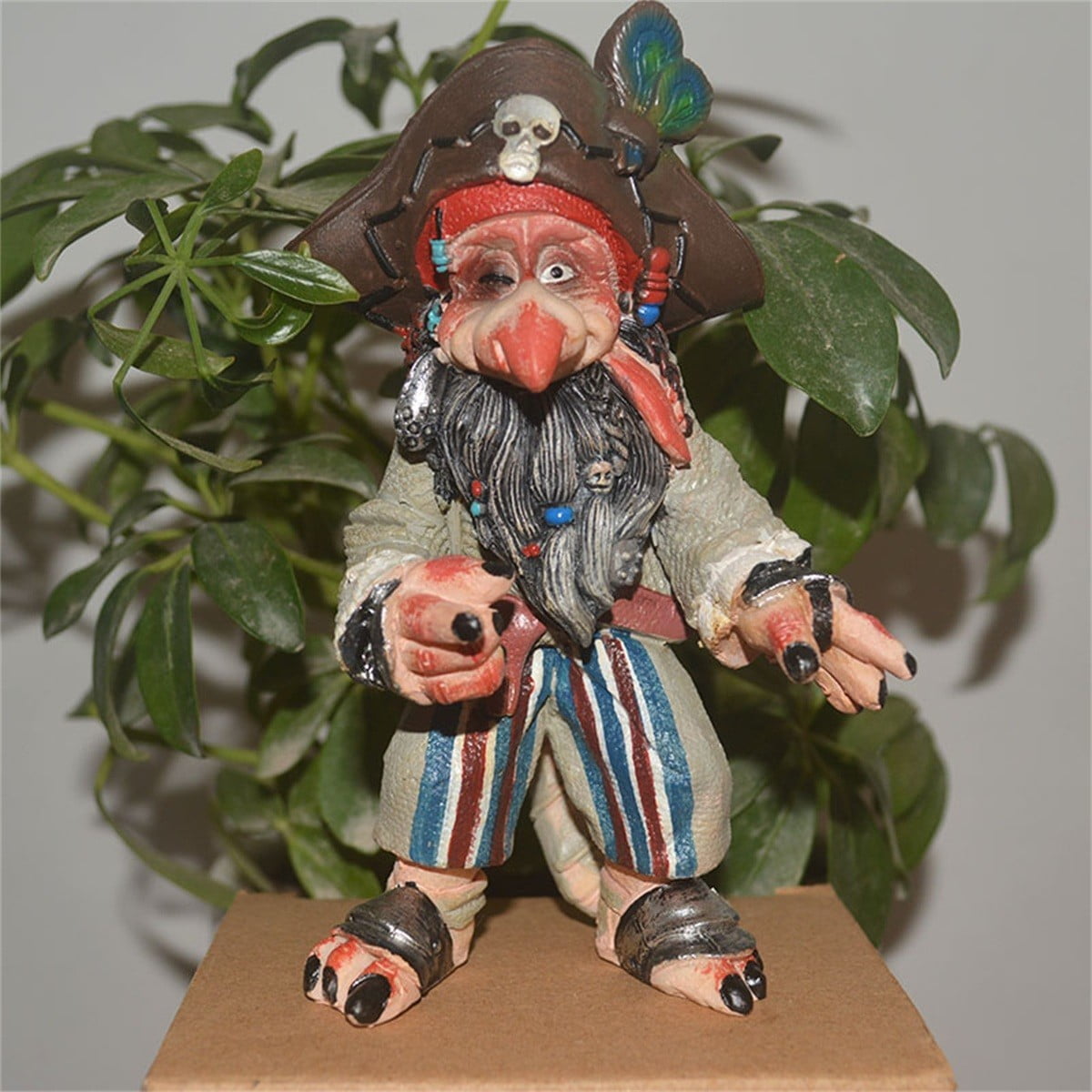 Muradk1s Garden Big Goblin,Garden Leprechaun Character Sculpture Decor
