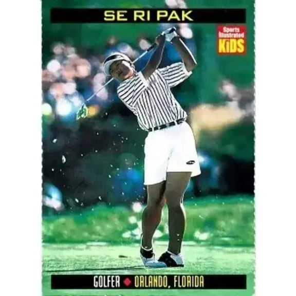 Se Ri Pak 1998 Sports Illustrated for Kids LPGA golf Rookie Card